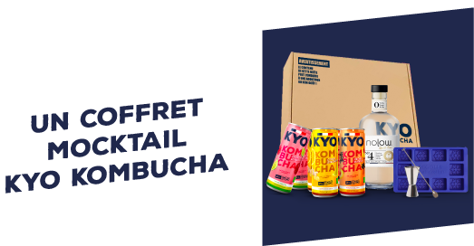un coffret mocktail KYO kombucha